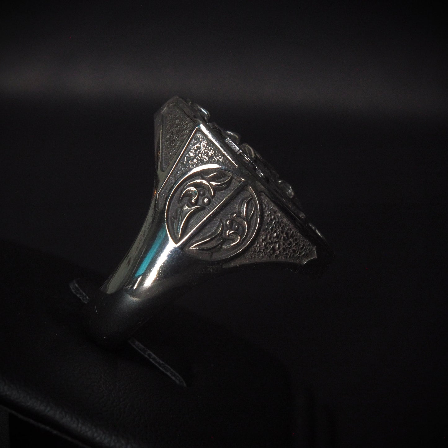 Ornate Shield Signet Ring