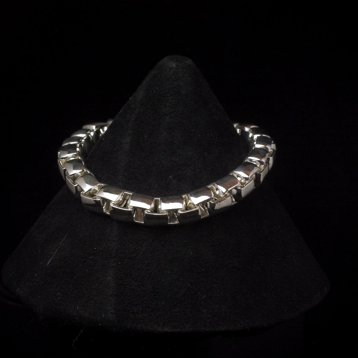 Large Round Box Chain Bracelet - 8mm