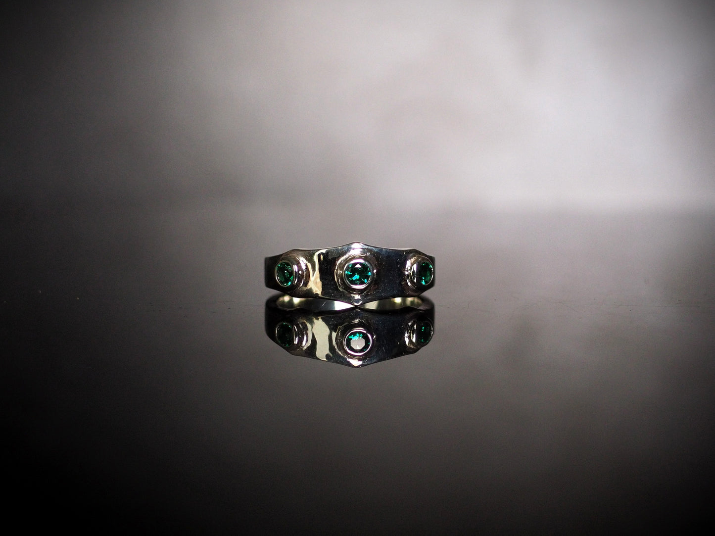 Gothic Triplet Ring