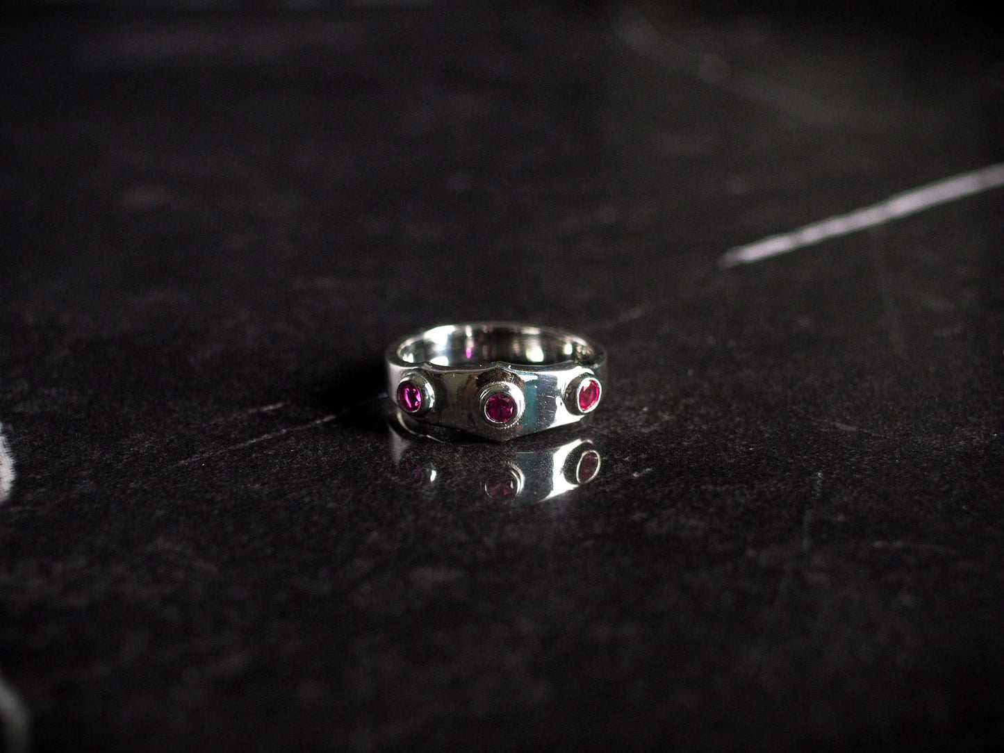 Gothic Triplet Ring