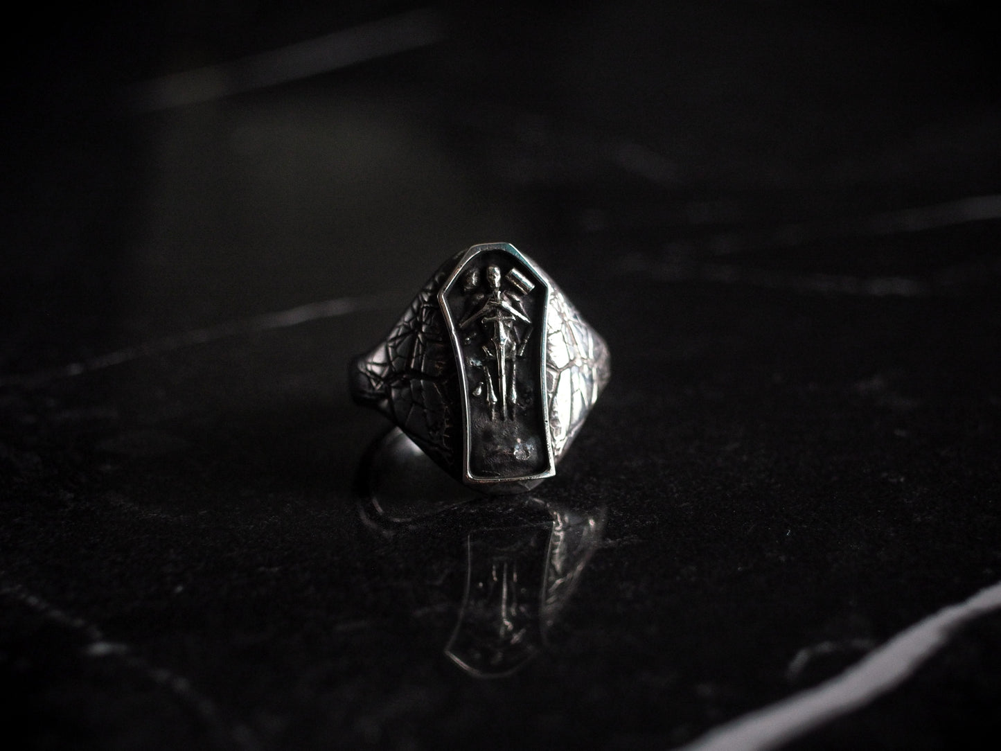 Draugr Champion Ring - Sterling Silver