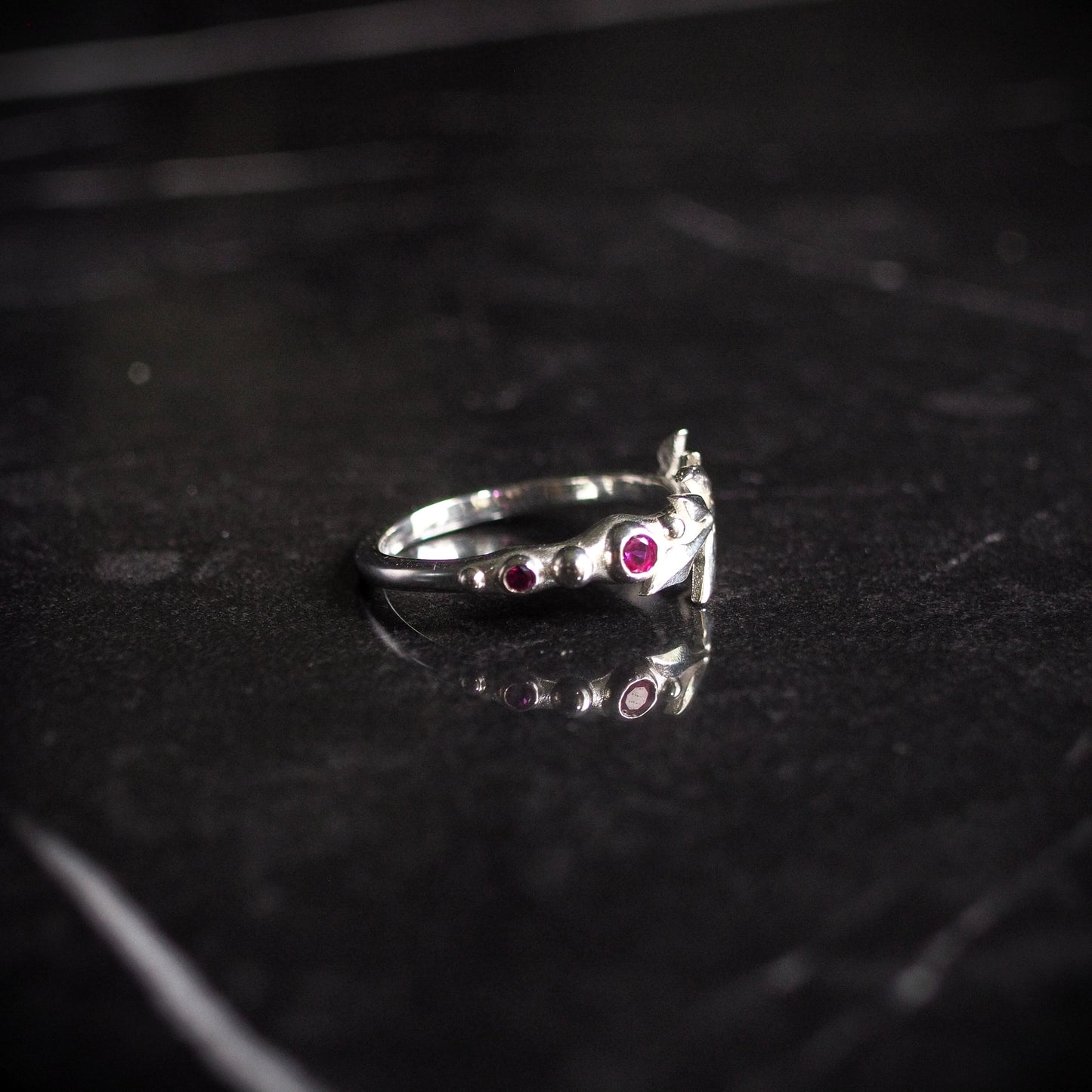 Vintara Ring - Rubies