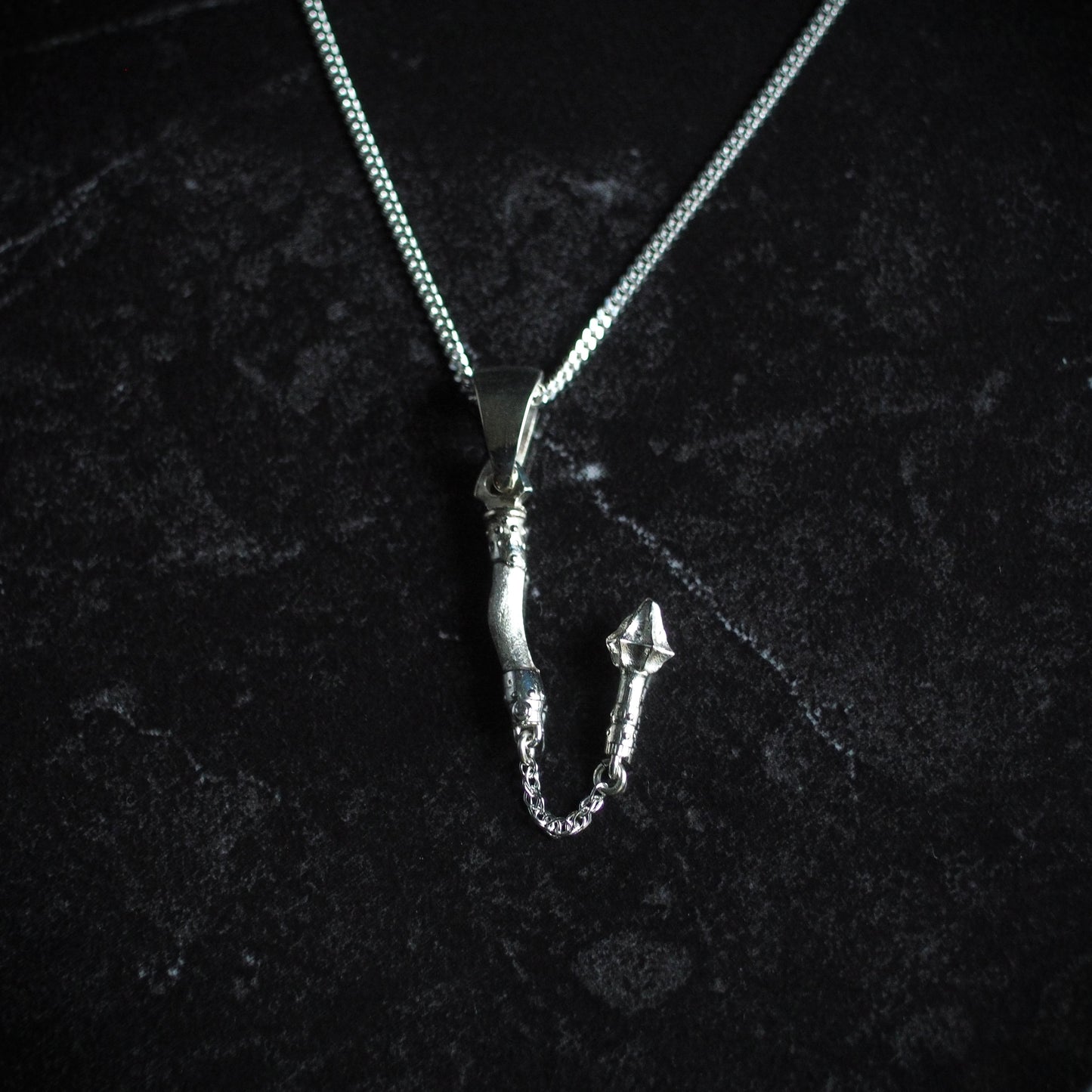 Monothic Flail - Sterling Silver