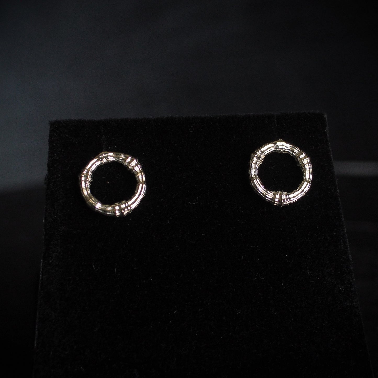 Sterling Silver Ring Stud Earrings