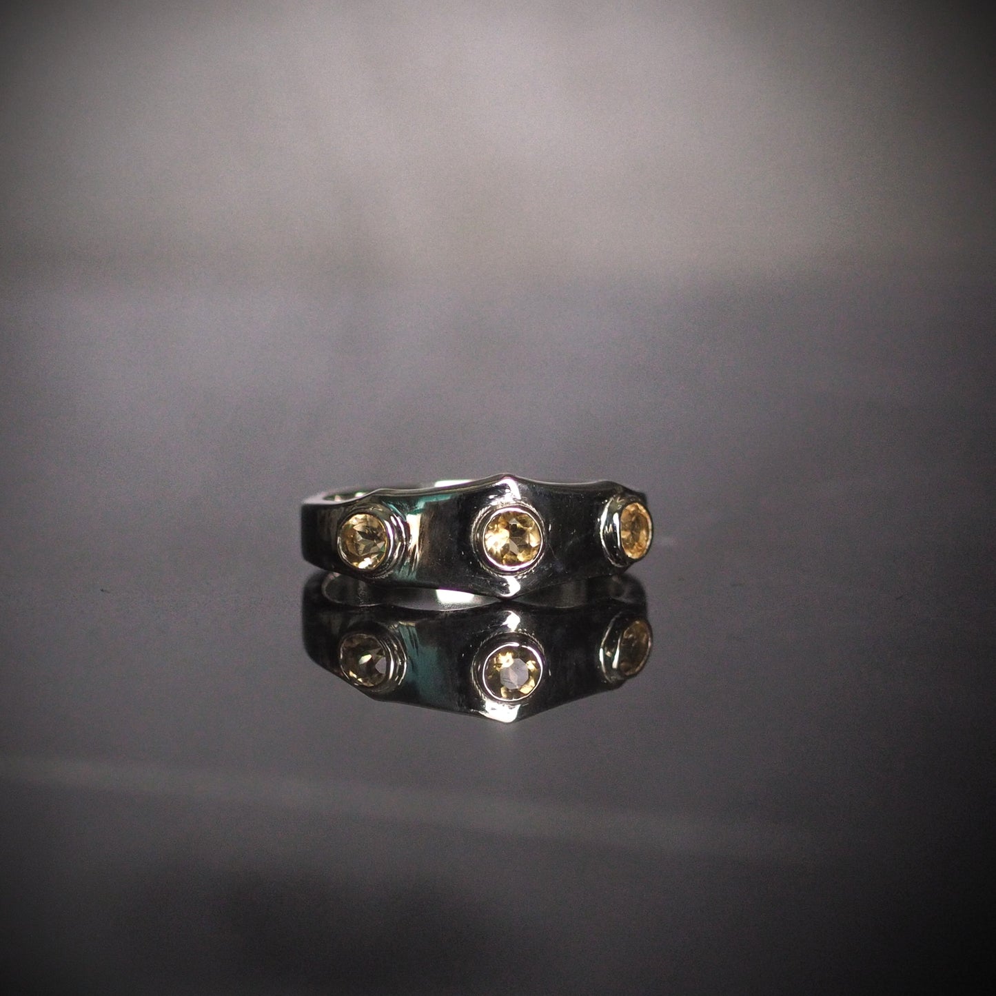 Gothic Triplet Ring